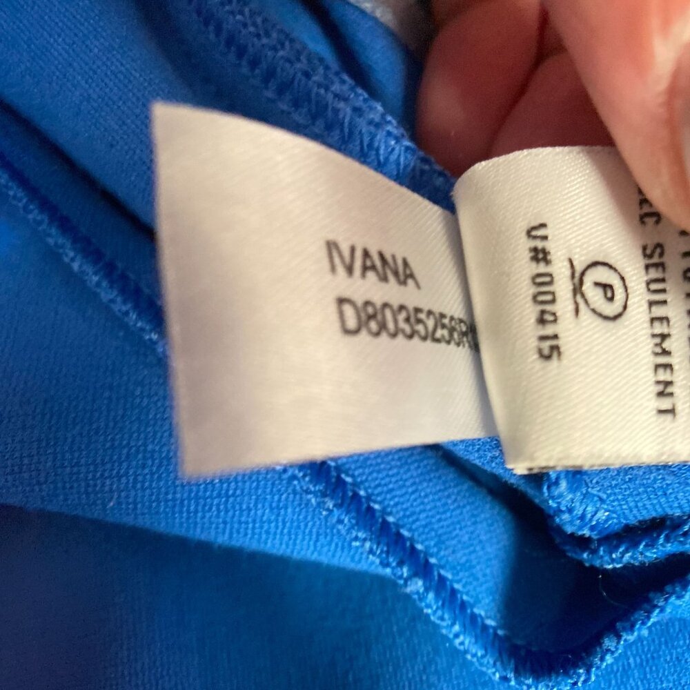 Diane Von Furstenberg Ivana Blue Short Sleeve Fit & Flare Dress,  Size 6 - Picture 11 of 16